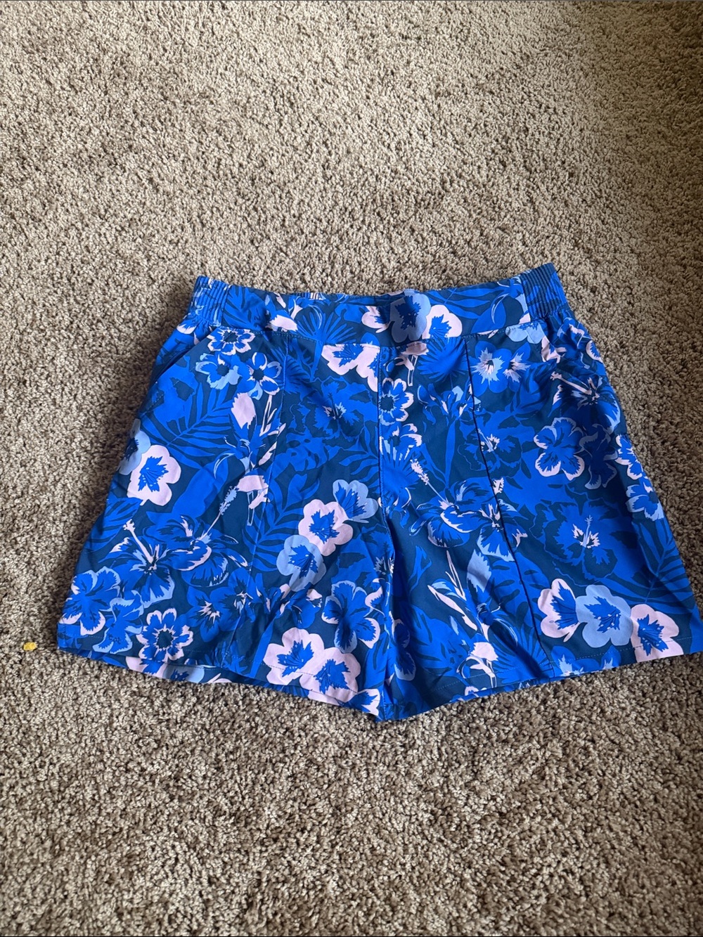 Columbia Blue Floral Women’s Shorts